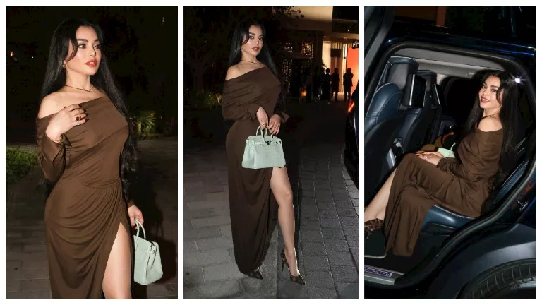 فستان أنيق بفتحة ساق.. هيفاء وهبي تخطف الأنظار من أحدث ظهور