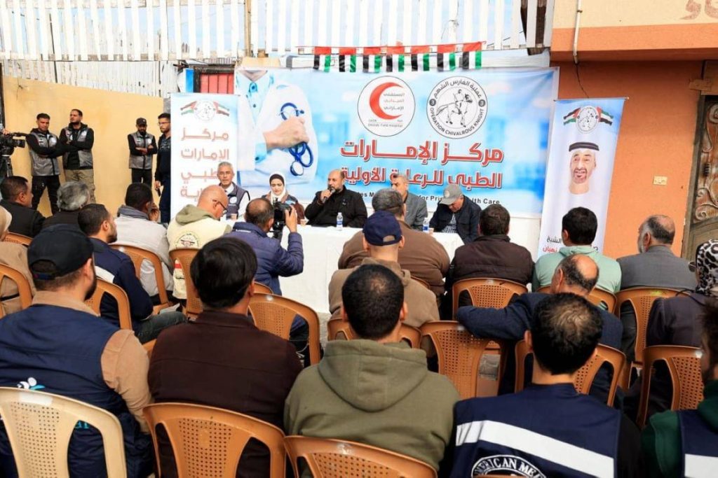 “الفارس الشهم 3” تفتتح مركز الإمارات الطبي لخدمة المرضى بمواصي خانيونس