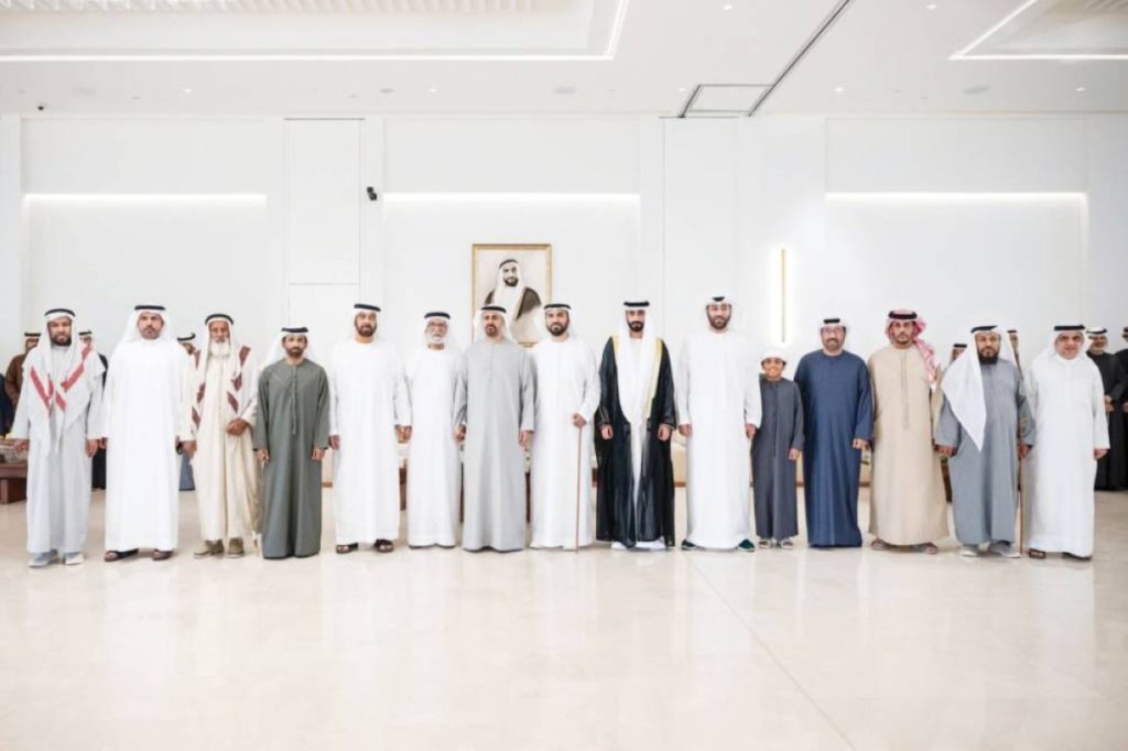 ذياب بن محمد بن زايد يحضر زفاف علي محمد العامري