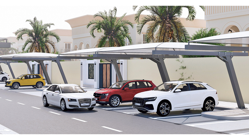 إطلاق خدمة «تصريح تركيب مظلات» لمواقف المركبات بالأحياء السكنية في دبي
