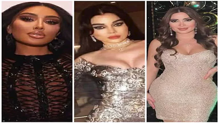 فساتين لامعة ومُلفتة.. 5 نجمات يخطفن الأضواء في أول أيام 2026