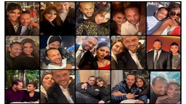 ريهام حجاج تتغزل في زوجها وتحتفل بعيد ميلاده على طريقتها