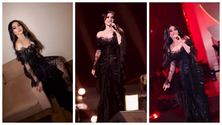 “فستان شفاف”.. هيفاء وهبي تنشر صور من حفلها الغنائي في موسم الرياض