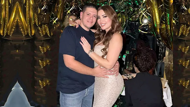 بالصور- نسرين طافش تهنئ زوجها بمناسبة عيد ميلاده برسالة رومانسية