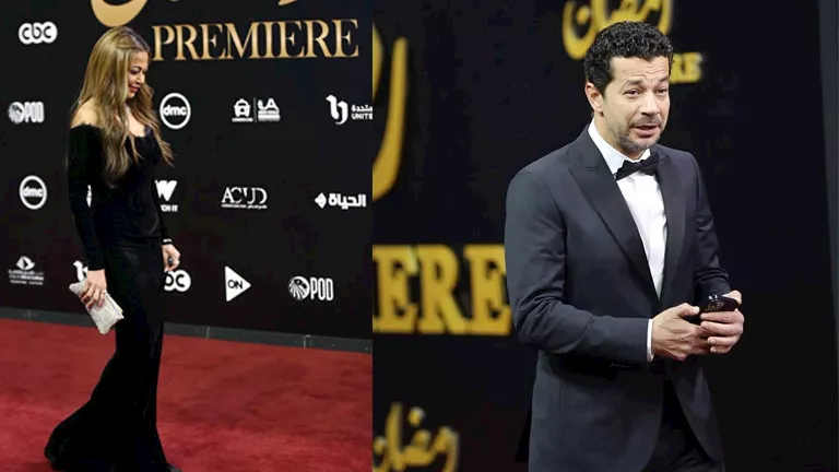 “أول مرة بعد الطلاق”.. داليا مصطفى وشريف سلامة وجها لوجه في حفل المتحد