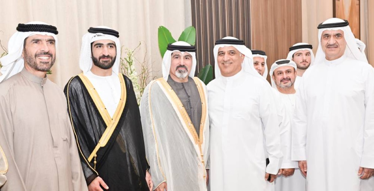  غيث الغيث وأحمد جلفار في لقطة مع صلاح تهلك والعريس 