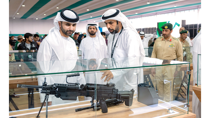 منصور بن محمد يشهد منافسات اليوم الثاني لـ «تحدي الإمارات للفِرَق التكتيكية»