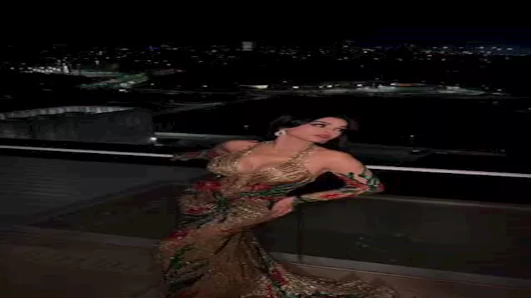 بفستان ذهبي جريء.. هيفاء وهبي تخطف الأنظار والجمهور يغازلها